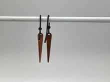Load image into Gallery viewer, yellow enamel spike earrings
