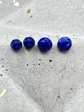 Load image into Gallery viewer, lapis lazuli stud earrings - larger size
