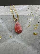Load image into Gallery viewer, rhodochrosite pendant
