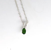 Load image into Gallery viewer, chrome diopside necklace
