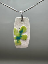 Load image into Gallery viewer, green flower pendant
