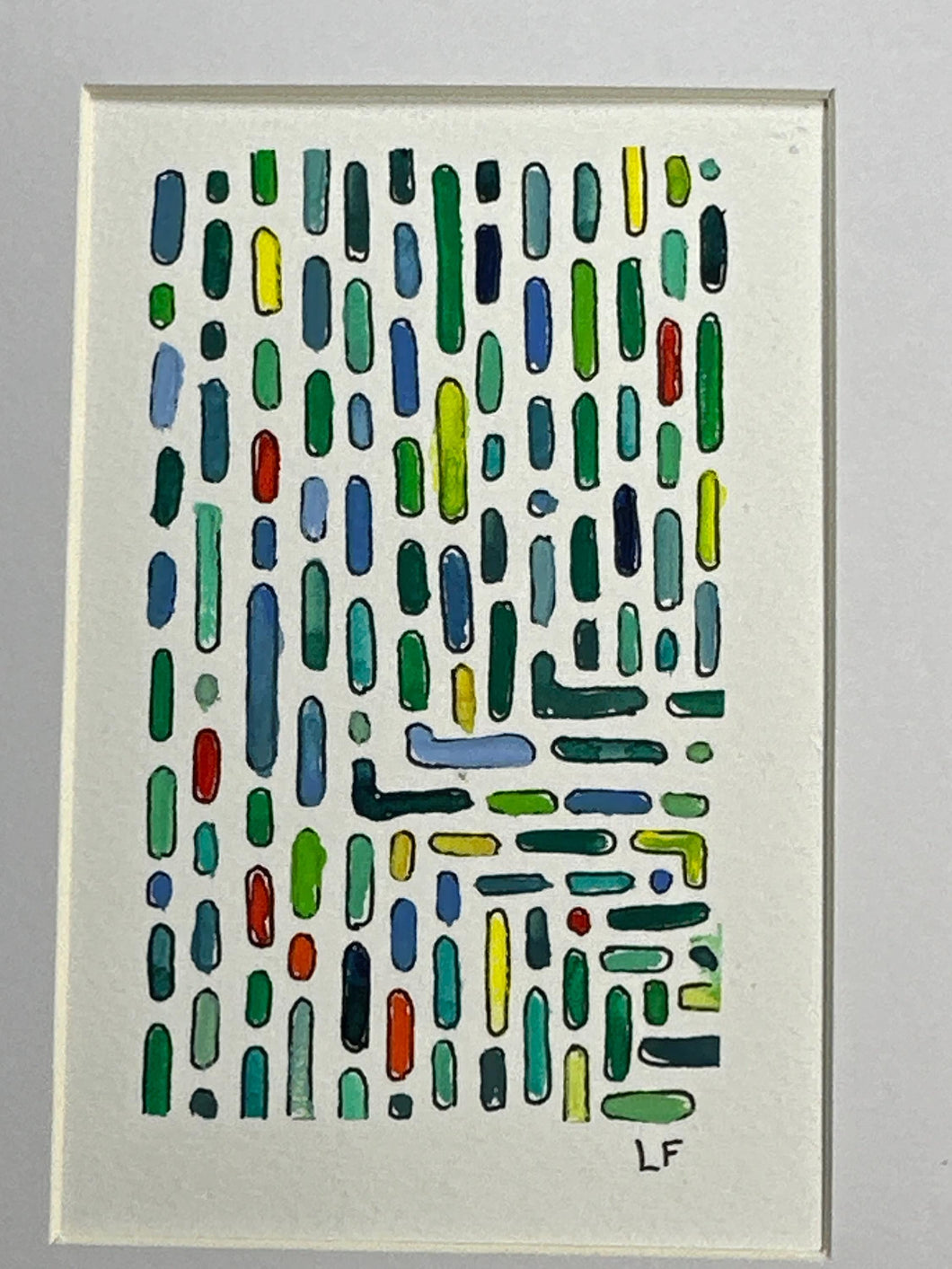 Blob shapes on white