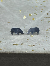 Load image into Gallery viewer, rhinoceros earrings
