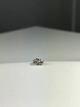Load image into Gallery viewer, white diamond stud earrings - 2mm
