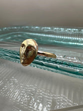 Load image into Gallery viewer, yellow brass face ring
