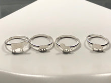 Load image into Gallery viewer, silver rhino ring
