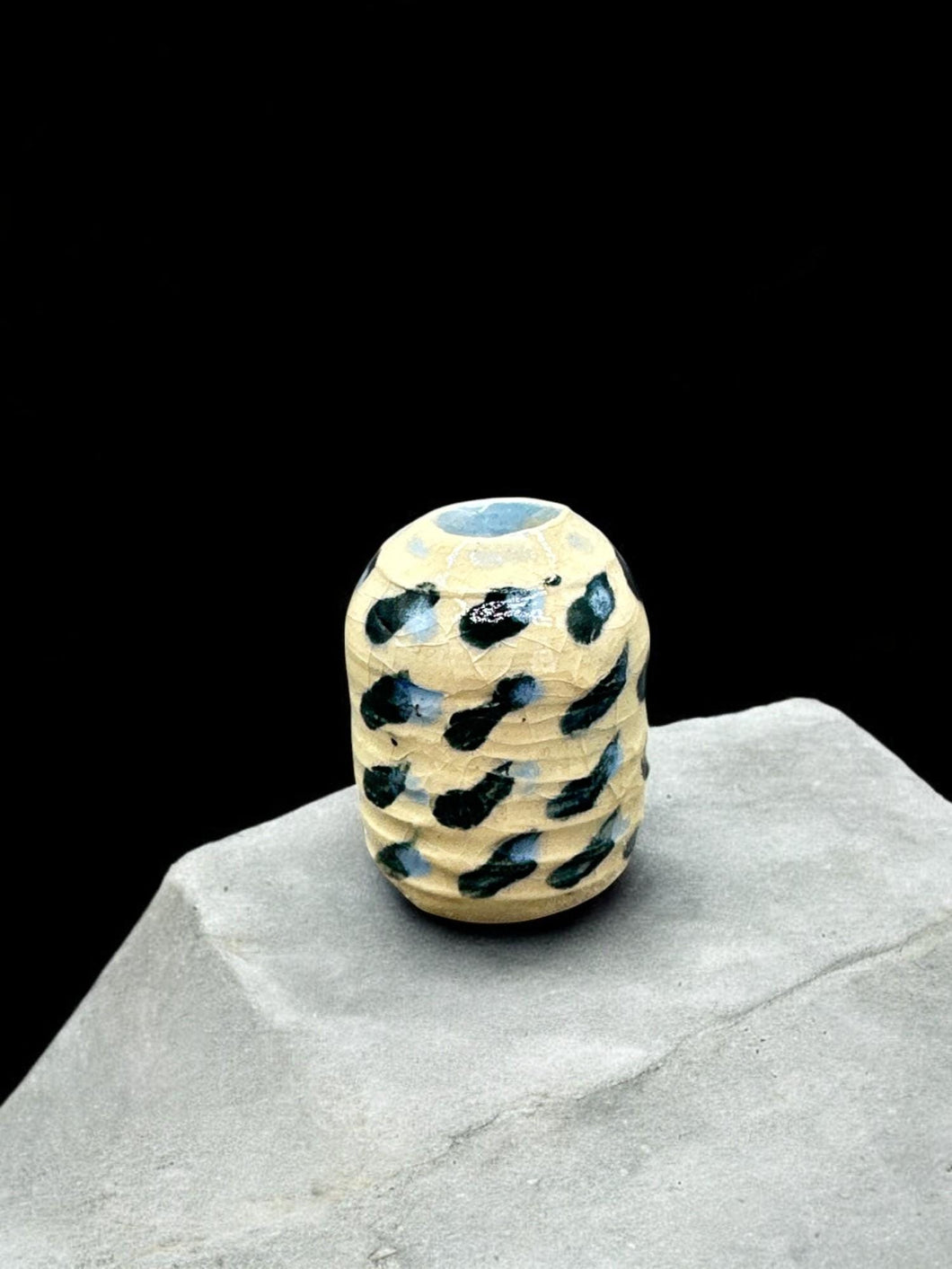 spotted mini vase