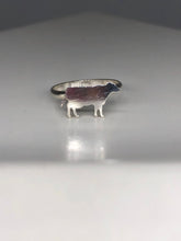 Load image into Gallery viewer, sterling silver cow ring
