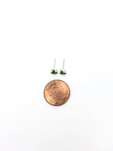 Load image into Gallery viewer, green chrome diopside earrings
