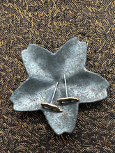 Load image into Gallery viewer, brass rhinoceros earrings
