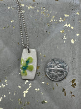 Load image into Gallery viewer, green flower pendant
