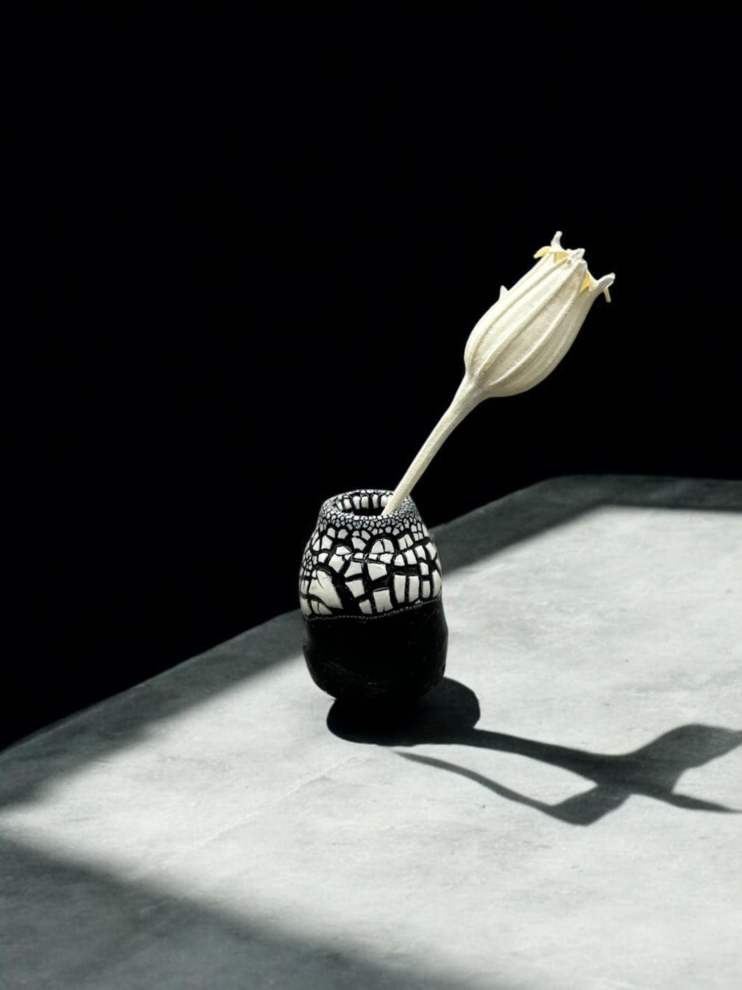 tiny crackle vase