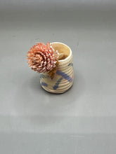 Load image into Gallery viewer, mini vase with blue, pink and purple
