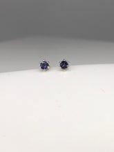 Load image into Gallery viewer, iolite earrings - 2mm
