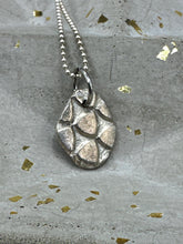 Load image into Gallery viewer, silver scale necklace
