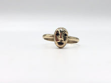 Load image into Gallery viewer, face ring I in 14K gold
