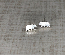 Load image into Gallery viewer, tiny bear earrings
