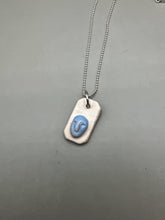 Load image into Gallery viewer, blue cameo pendant
