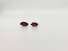 Load image into Gallery viewer, rhodolite earrings
