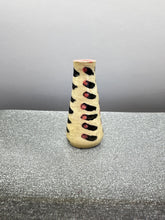 Load image into Gallery viewer, tiny pink and black vase

