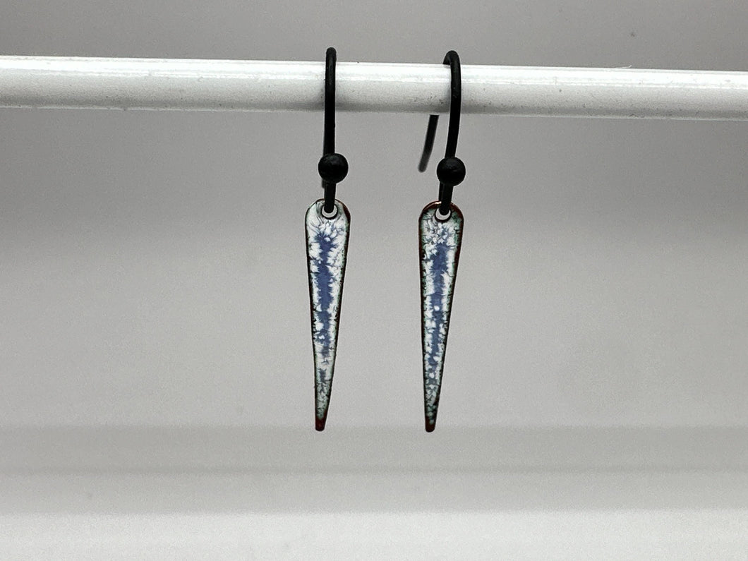 periwinkle spike earrings