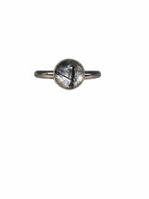 Load image into Gallery viewer, tourmalinated quartz ring
