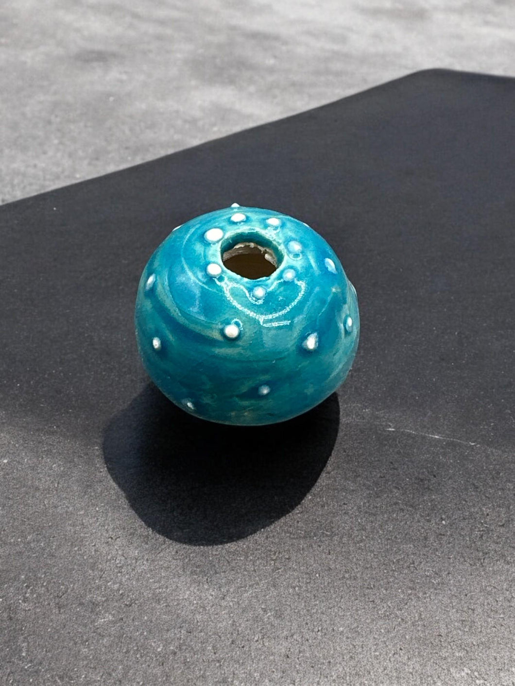 turquoise mini vase