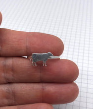 Load image into Gallery viewer, sterling silver cow ring
