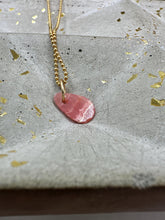 Load image into Gallery viewer, rhodochrosite pendant
