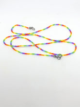 Load image into Gallery viewer, rainbow beaded necklace/bracelet
