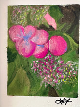 Load image into Gallery viewer, Hydrangea  - mini painting
