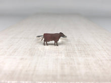 Load image into Gallery viewer, sterling silver cow ring
