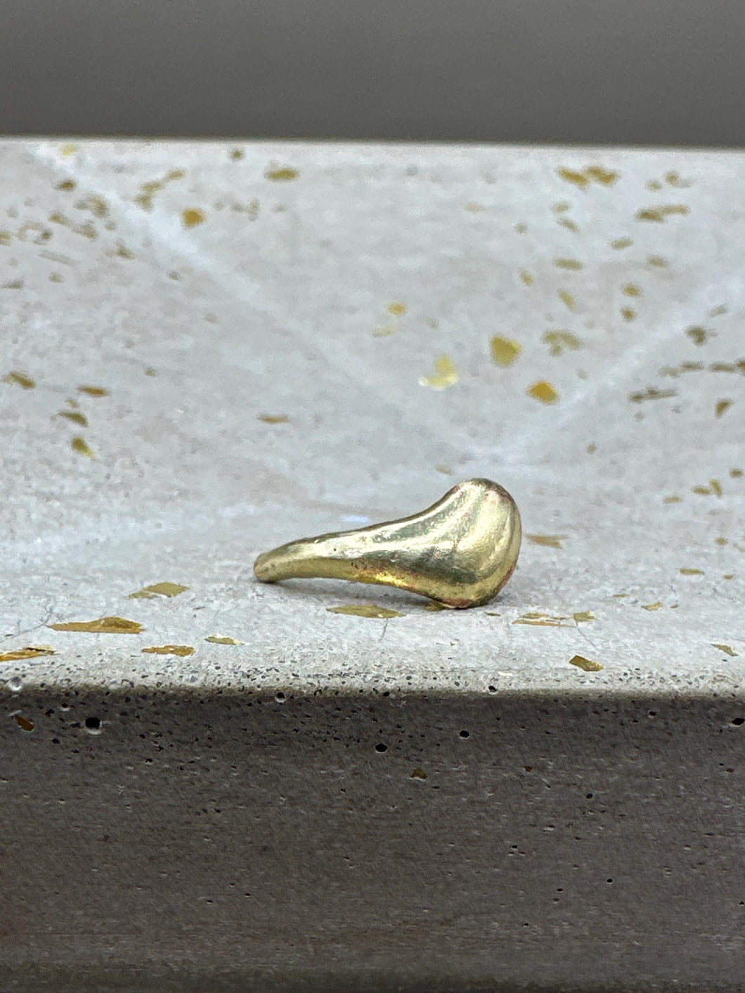 brass stud earring #1