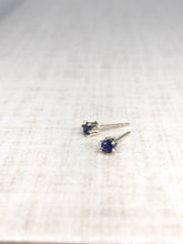 Load image into Gallery viewer, iolite earrings - 2mm
