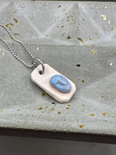 Load image into Gallery viewer, blue cameo pendant
