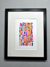 Load image into Gallery viewer, Pink and orange shapes

