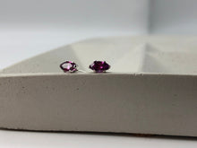 Load image into Gallery viewer, rhodolite earrings
