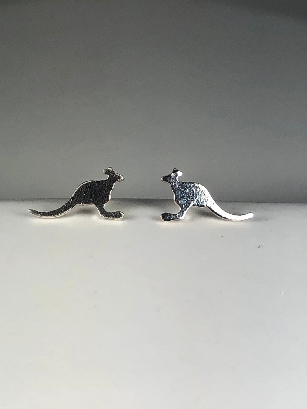 tiny kangaroo earrings