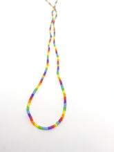 Load image into Gallery viewer, rainbow beaded necklace/bracelet
