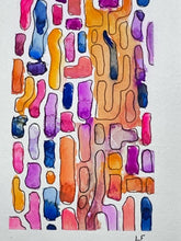 Load image into Gallery viewer, Pink and orange shapes
