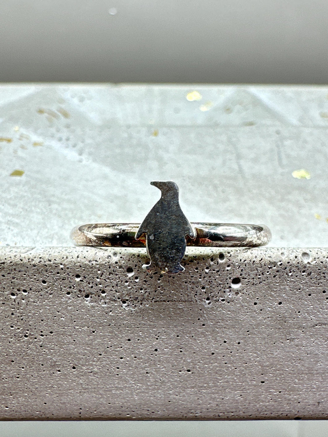 teeny penguin ring