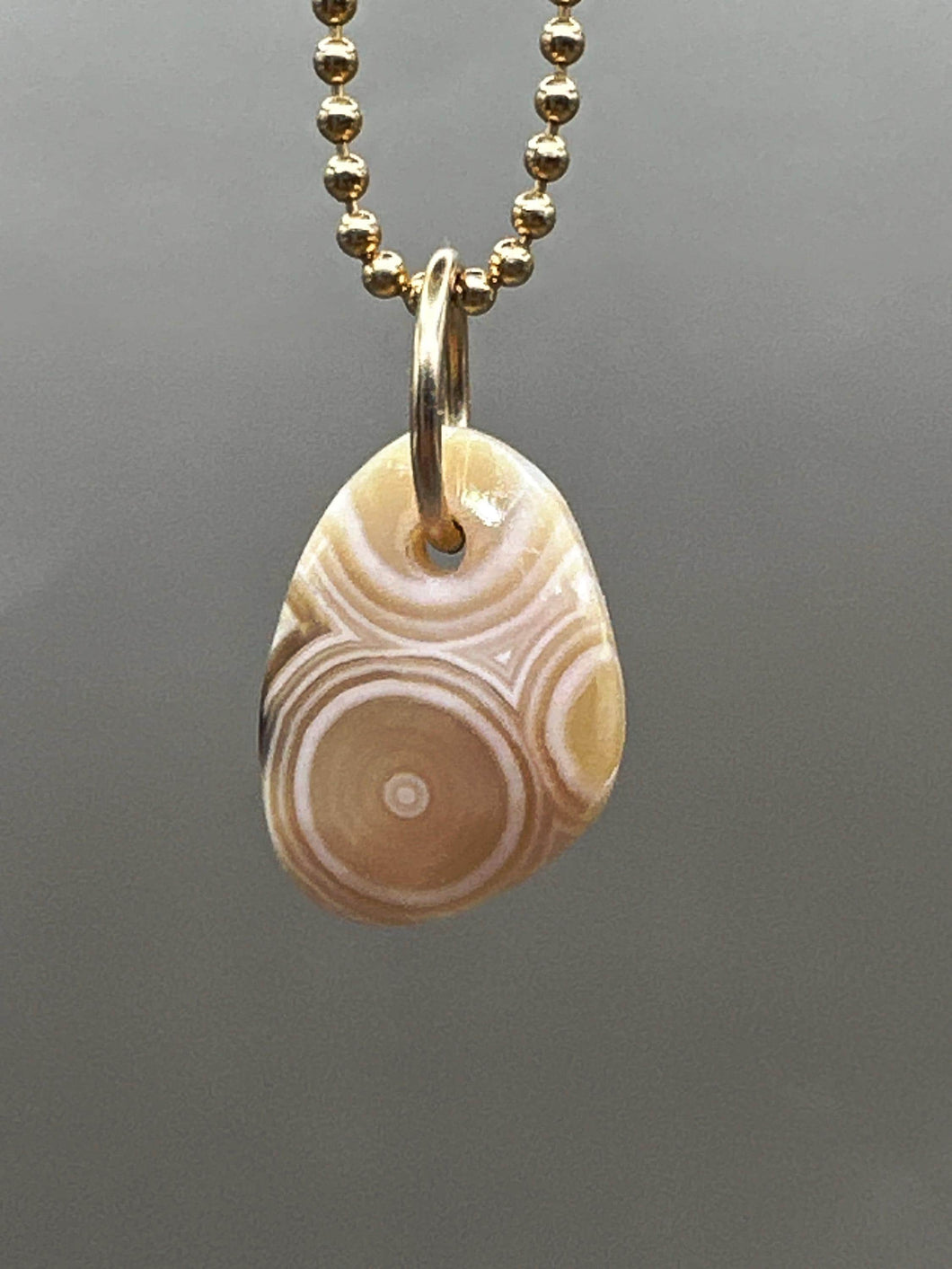 crazy lace agate pendant