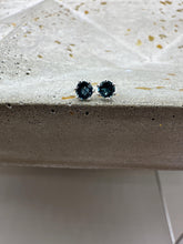 Load image into Gallery viewer, london blue topaz stud earrings - 3mm
