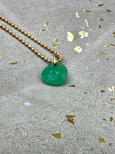 Load image into Gallery viewer, green chalcedony pendant
