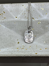 Load image into Gallery viewer, silver face necklace
