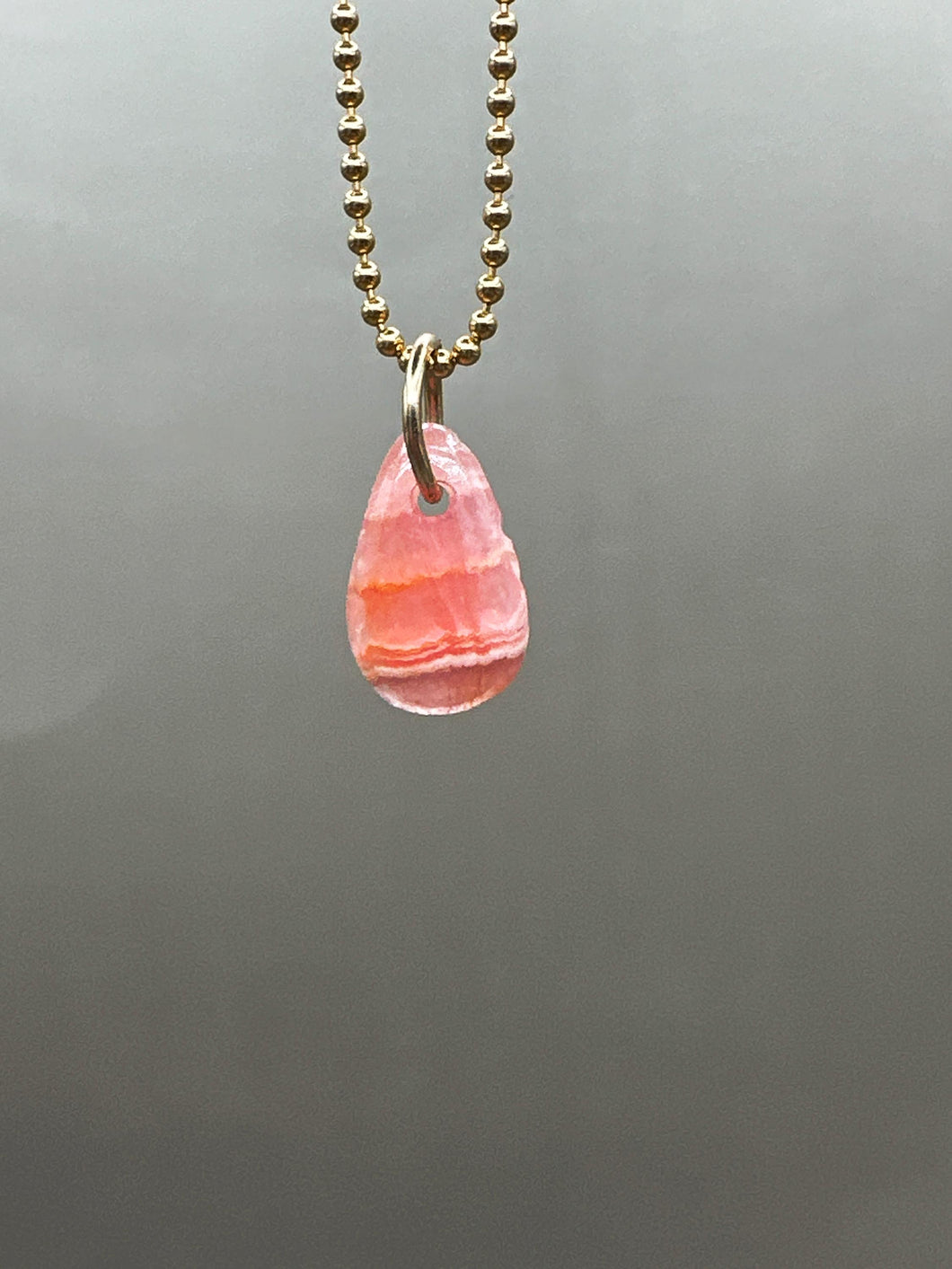 rhodochrosite pendant