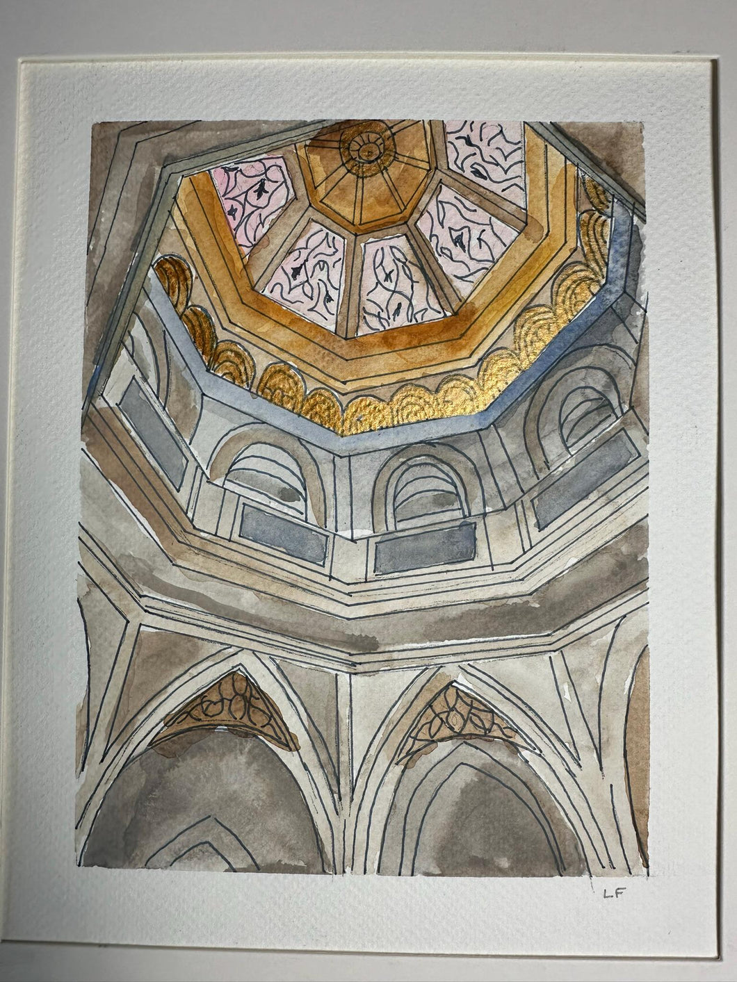 Gilt ceiling