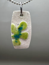 Load image into Gallery viewer, green flower pendant
