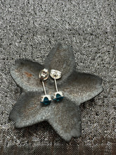 Load image into Gallery viewer, oval apatite stud earrings
