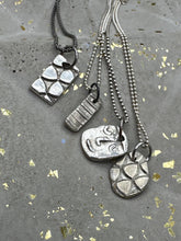 Load image into Gallery viewer, silver face necklace
